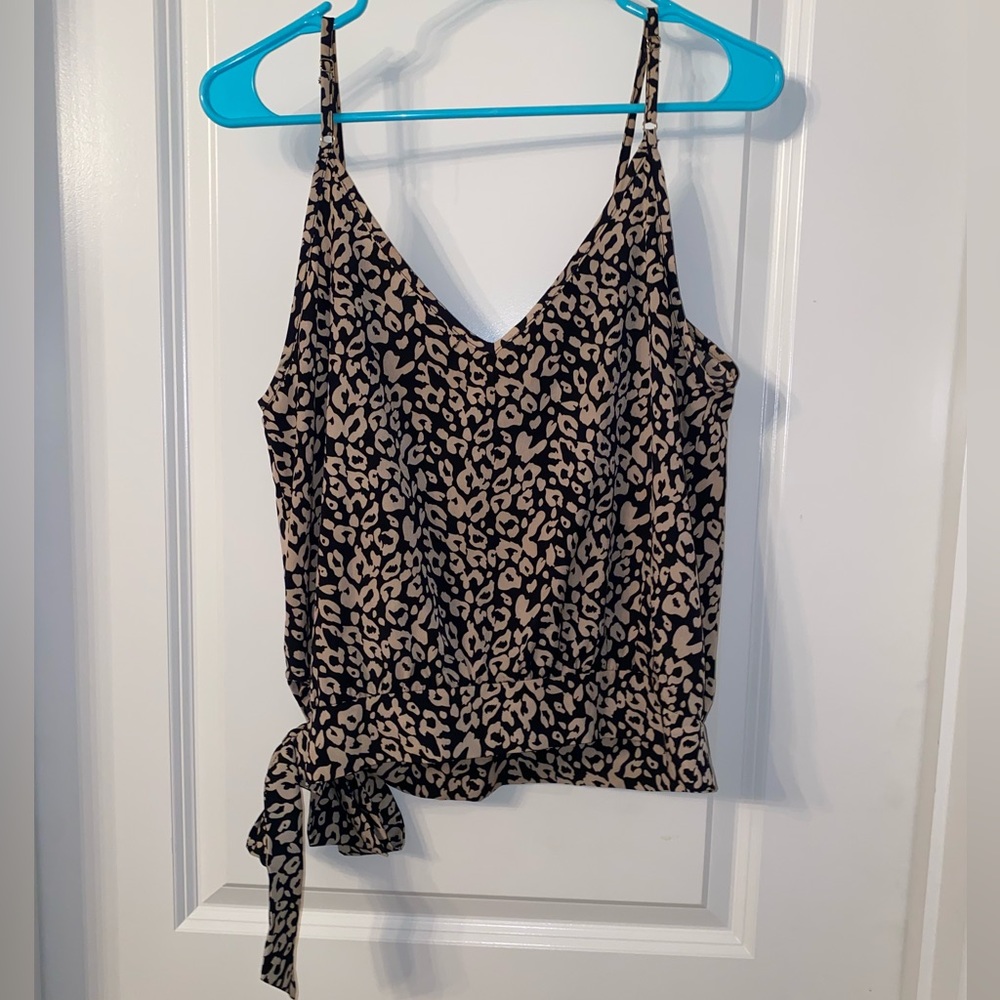 Leopard Print Cross Over Camisole - image 4